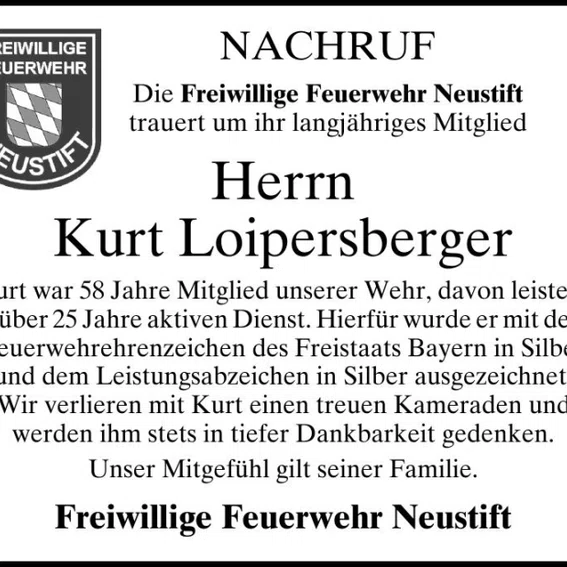 Loipersberger Kurt Nachruf PNP.png