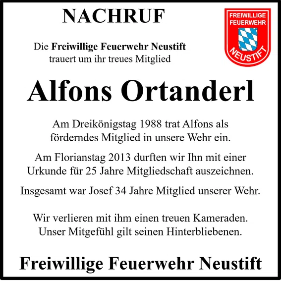 Ortanderl Alfons 1938-2022 Nachruf.png