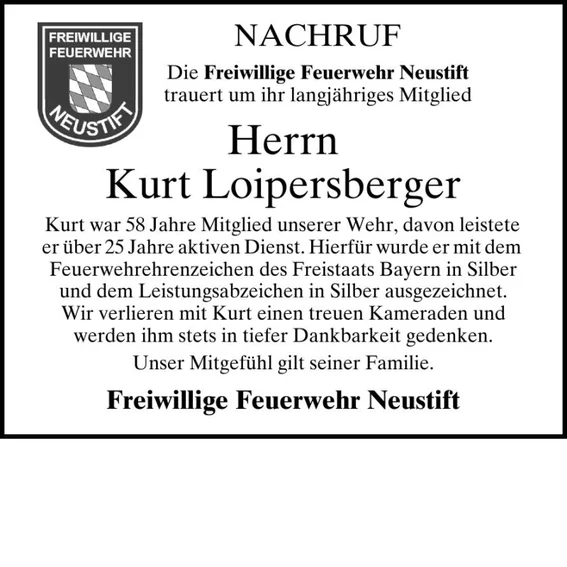 Loipersberger Kurt Nachruf PNP.png